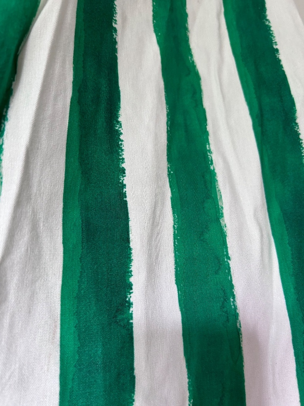 Alice + Olivia Samara Linen Pant Painted Stripe Emerald size 4 - Picture 12 of 15